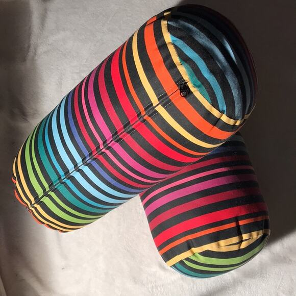 Ling's Designs Colorful Round BolsterPillows. OS - Picture 4 of 4